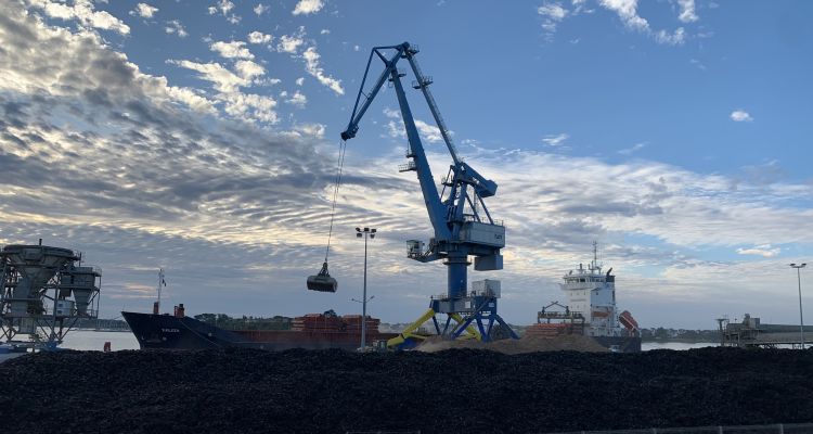 The Kaileen vessel calls at the port of Lorient