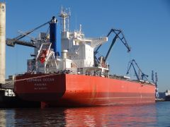 Discharging vessel CEPHEUS OCEAN