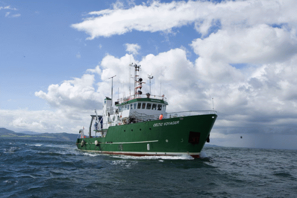 The research vessel CELTIC VOYAGER at Lorient