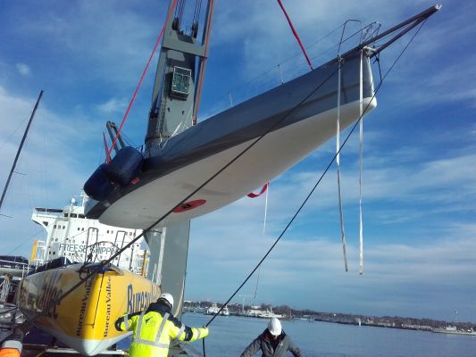 Repatriation of Transat Jacques Vabre sailboats