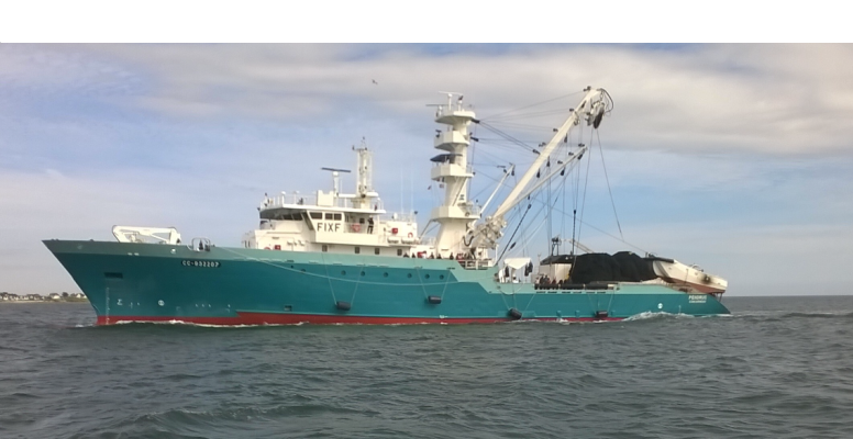 The tuna boat PENDRUC calling at Lorient